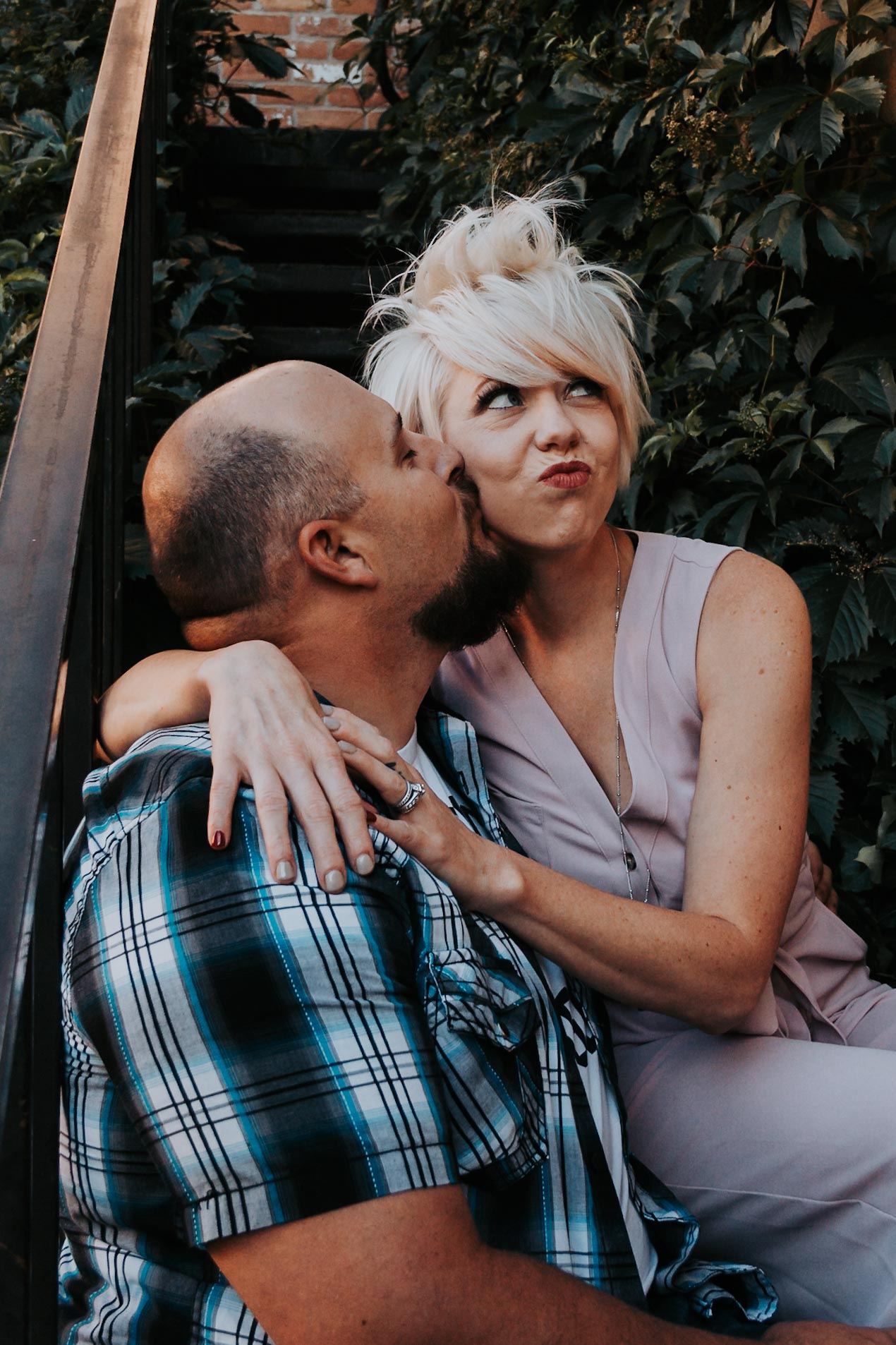 Dark Moody Engagement Photography Utah