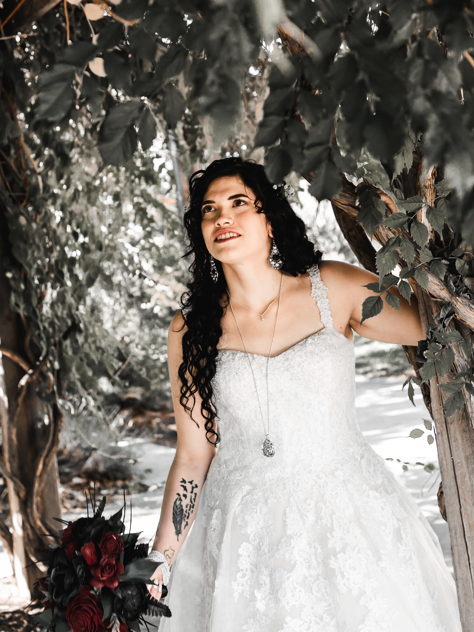 Gothic Bridal Photography Utah